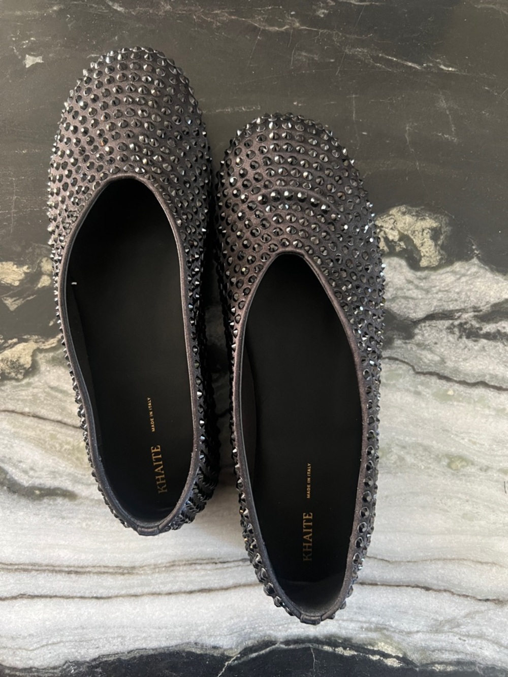 KHAITE Marcy Crystal-Embellished Ballerinas - Brand New! - Picture 4 of 8